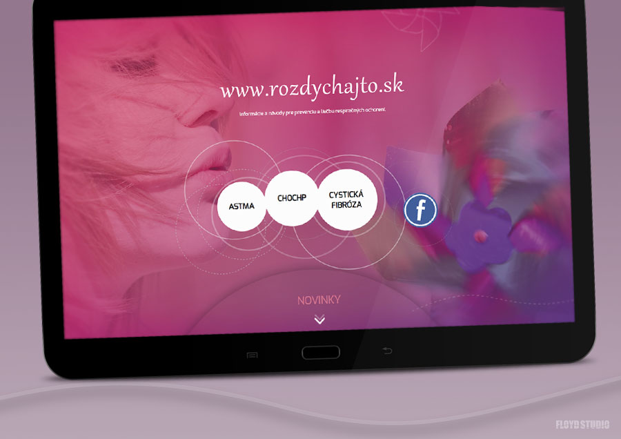 Rozdychajto 2015 - Redesign of website